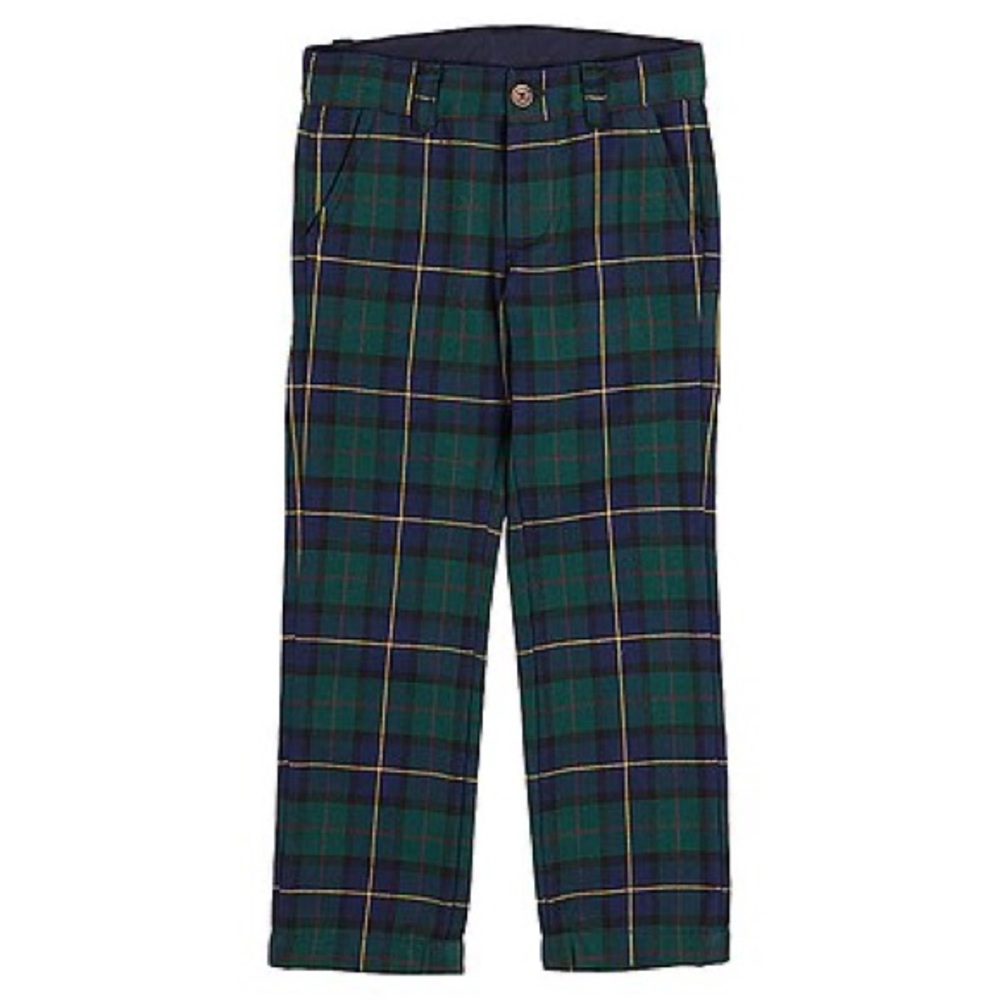 Plaid Kids Formal Pants